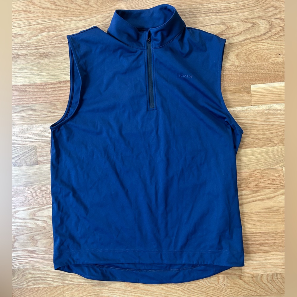 Navy Blue Bonobos “Clubhouse” Golf Vest - EUC